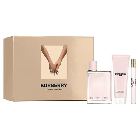 burberry brit for her gift set|burberry her blossom gift set.